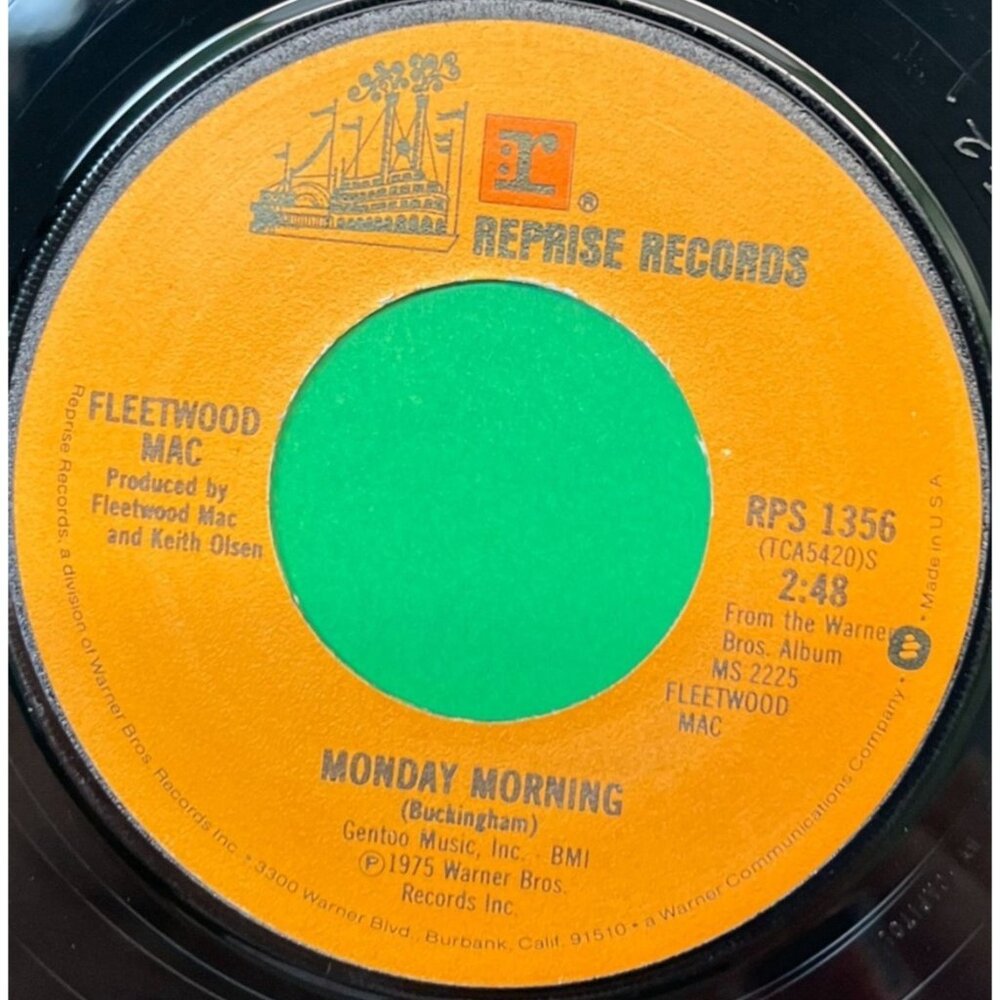Fleetwood Mac Monday Morning / Say You Love Me 45 Vinyl 70s Classic Rock Reprise